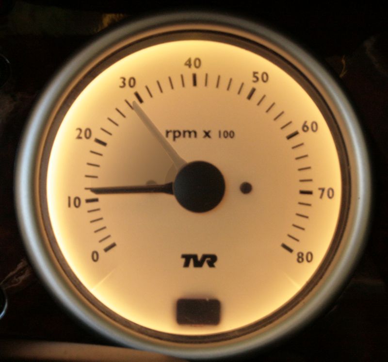TVR , Griffith , 500, tachometer, rev counter 